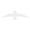 Ekena Millwork Bellingham Architectural Grade PVC Gable Bracket, 60"W x 15"H x 2"D x 6"F, 6/12 Pitch GBP060X15X0206BEL00 - alternate 4
